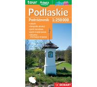 Podlaskie Podróżownik 1:250 000 mapa turystyczna plastik - Opracowanie zbiorowe (Touristische Karten auf Polnisch)
