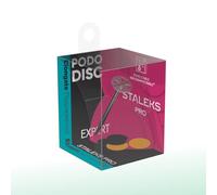 Pododisc STALEKS EXPERT Disque de pédicure en acier inoxydable rallongé + 5 tampons adhésifs jetables 180 g Diamètre 10 mm