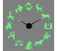 PODODO Sticker mural 3D géant en acrylique avec silhouette de douze constellations - Décoration de chambre silencieuse - 68,6 cm
