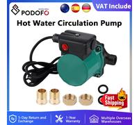 Podofo 100W 3/4 ''pompe de Circulation d'eau chaude domestique pompe de recirculation en acier inoxydable 304 climatiseur chauffage domestique