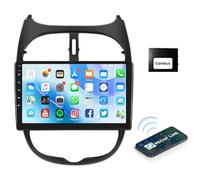 Podofo Android Autoradio GPS pour Peugeot 206 206CC 2001-2016/Cirteon C2, Auto Navi 9" Écran Tactile WiFi Bluetooth FM RDS Lien Miroir USB Auto Radio Vidéo Stéréo Lecteur