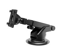 podofo Support flexible à ventouse pour pare-brise et tableau de bord avec autocollant pour écran Carplay 7", 9", 10", compatible avec Carplay sans fil T86