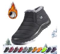 Podojoy Bottes d'hiver, Podojoy Bottes Confort Unisexes for l'automne et l'hiver, Bottes de Neige imperméables, Chaudes et antidérapantes avec Doublure Chaude en Peluche, Chaussures de randonnée Trekk