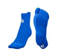 PODOKS RUNNING PRO SOCKS Chaussettes de course à pied pour hommes et femmes, chaussettes de compression biomécanique (FR/ES, Alpha/lettres, TG, Taille normale, Taille Tall, Bleu)