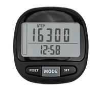 Podomètre 3D avec grand écran numérique pour la marche, la course à pied et l'escalade, suivi des pas, de la distance, des calories, du temps d'exercice, compact et portable avec mémoire de 7 jours