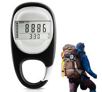 Podomètre 3D Numérique Portable avec Clip - Compteur de Calories Précis sans Application ni Téléphone, Idéal pour la Marche