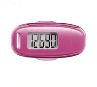 Podomètre 3D pour la marche, compteur de pas simple avec clip et sangle amovibles, tracker de pas rechargeable par USB avec rétroéclairage, compteur de pas précis pour hommes, femmes, personnes âgées