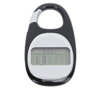 Podomètre 3D - VVIKIZY - Compteur de pas multifonction - Suivi des calories - Mémoire 7 jours - Noir