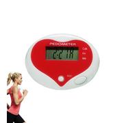 Podomètre Compteur de Pas Affichage LCD Numérique en Forme De Cœur Précis