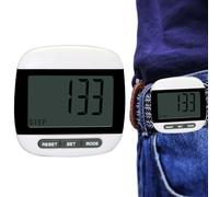 Podomètre - Compteur de pas compact 5 x 5 x 2,2 cm | Podomètre pour traceur de marche | Moniteur d'activité portable pour personnes âgées et personnes âgées suivi de l'exercice et motivation de santé
