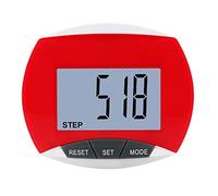 Podomètre de Marche 3D avec Clip et lanière, Pas précis avec Grand écran Rouge.