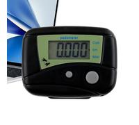 Podomètre de marche - 5x4cm podomètre simple, moniteur de mouvement compact LCD numérique | Exercice marche podomètre 3D avec clip pour enregistrement distance course à pied natation fitness
