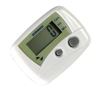 Podomètre de Marche - ABS + 5 x 4 cm | Compteur de Pas numérique | Moniteur de Fitness | Appareil de LCD | Distance de Marche kilomètre/km, Compteur de Calories, Moniteur de Temps d'exercice