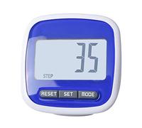 Podomètre de Marche, Compteur de Pas avec Capteur 3D, Distance Calorique et Réglage du Poids pour la Course à Pied, Le Fitness, la Randonnée (Blue)