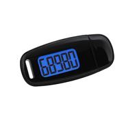 Podomètre Numérique 3D avec Clip Et Lanière, Mini Pas De Marche Simple, Charge USB, Compteur De Pas Numérique 3D, Podomètre d'exercice, Coureur Lecture Précise