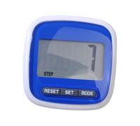 Podomètre numérique portable avec écran LCD Bleu | Compteur de pas à clipser pour la course à pied, la randonnée et l'activité