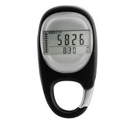 Podomètre, podomètre 3D pour la Marche, Compteur de Pas précis pour Suivre Les Pas, la Distance, Les Calories, trackers d'activité Portables à Clipser (Noir), Compteur de pour la Marche