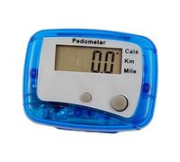 Podomètre pour compteur de marche pour course à pied, sports de plein air, randonnée, bleu, 4,8 x 3,5 x 2,2 cm