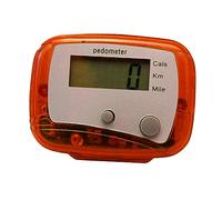 Podomètre pour compteur de marche pour course à pied, sports de plein air, randonnée, rouge, 4,8 x 3,5 x 2,2 cm