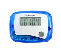 Podomètre pour la marche - 4,8 x 3,6 x 2 cm - Compteur de pas numérique portable en ABS léger avec fixation sécurisée - Pour le sport, la course à pied, les exercices de routine cardio