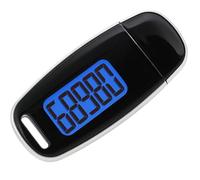 Podomètre pour Les Pas et Les kilomètres de Marche, podomètre pour la Marche, écran LCD Rechargeable par USB avec Clip et Sangle Amovibles, Compteur de Pas précis avec rétroéclairage pour Hommes, fem