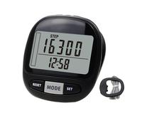 Podomètre pour personnes âgées qui marchent - Fournitures de voyage en plein air 7 jours - Petit et portable, suivi précis des pas avec cordon à clip amovible, grand écran, technologie de capteur 3D