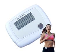 Podomètre simple, compteur de pas avec clip et cordon, 1,77 x 1,38 pouces, outil de suivi de fitness en plein air pour le jogging, la randonnée, la course, le style de vie actif, le suivi des pas