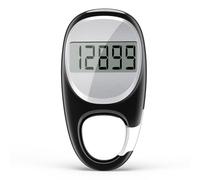 Podomètre simple pour la marche, suivi de pas précis avec mousqueton, compteur de pas 3D pour hommes, femmes, enfants, personnes âgées