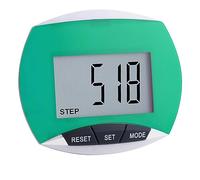Podomètres, podomètre, Compteur de Pas avec Calories brûlées et comptage de Distance, Petit podomètre Portable pour la Marche, la Course à Pied, opération Simple, podomètre Vert