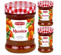 Podravka Lot de 3 confitures abricots en verre 360 g
