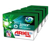 Pods 4En1, Lessive En Capsule, Avec Une Touche De Lenor Unstoppables Aerien, 76 Lavages (4X19), 7 Jours De Fraîcheur Longue Durée,