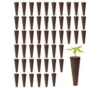 Pods Hydroponiques - Blocs de Remplacement - Cinquante Pièces Jardin Terre Croissance Éponges - Pour Clonage et Germination Extérieur Jardin et Terrasses Derrière Les Fermes