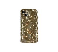 PODSI Ondulé 3D élégant Coque Silicone for iPhone 16 15 14 13 12 11 Pro Max Étuis arrière Mignonne(D,for iPhone 12 Pro)
