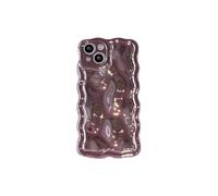 PODSI Ondulé 3D élégant Coque Silicone for iPhone 16 15 14 13 12 11 Pro Max Étuis arrière Mignonne(G,for iPhone 14 Pro Max)