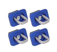 PODSJD 4pcs Crochets d’Ancrage pour Plateau de Camion, Acier Inoxydable Résistant 1000 LBS, Remplacement pour Silverado 2007-2021 - Fixation Sécurisée, Antirouille Durable, Idéal pour (Bleue)