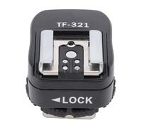 PODSJD Adaptateur Griffe Flash TF 321 avec Port PC, Compatible EL Series et Déclenchement Point Central - Connexion Stable en ABS Métal, Parfait pour Studio Photo et Flash Manuel ou