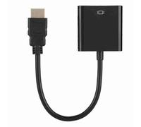 PODSJD Adaptateur HDMI mâle vers VGA Femelle 720p / 1080p - Conversion vidéo HD fiable, Compatible PC et projecteurs, Connexion Facile sans Alimentation Externe - idéal pour Multitasking