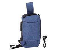 PODSJD BASS pour appareil photo - Sécurité verrouillage du mot de passe Grande capacité avec port de charge et bretelles réglables pour micro caméras simples, bleu, Adaptateur universel de voyage