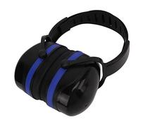 PODSJD Bouchons d’oreilles Anti - bruit 24dB NRR, Casque de Protection Auditive Noir et Bleu - Confort Réglable, Rotation 360°, Réduction de Bruit Efficace pour Maison et Voyage
