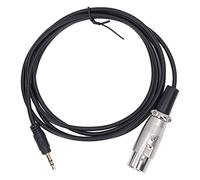 PODSJD Câble Audio 1,5m 3,5mm TRS Mâle vers XLR Femelle, Connecteur Stéréo de Haute Qualité - Transmission Optimale, Durable et Compatible Microphone & Multimédia