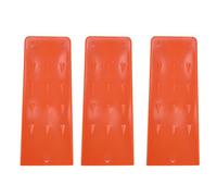 PODSJD Coin d'abattage 3 pièces 20x8,2x3,2 cm en Plastique Rouge - Guidage précis de la Chute, résistant aux intempéries, Outil sécurisé pour l'élagage et l’abattage des Arbres