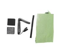 PODSJD Gomme Pickleball Paddle en Caoutchouc Élastique, Nettoyeur Raquette avec Bande Anti - Transpiration - Nettoyage Optimal, Durabilité et Compact pour Joueurs et Matches