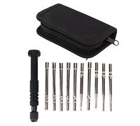 PODSJD Kit 10 pcs Tournevis réglage carburateur 2 Temps, Embouts variés INOX avec poignée Ergonomique - Ajustement précis Moteurs 2 Cycles, Pratique pour tronçonneuse, Taille - haie,