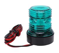 PODSJD LED Vert 360° Feu de Navigation Bateau IP66 Étanche 12V - 24V pour Coques <12m - Visibilité 2 Mille Nautiques, Installation Facile, Sécurité Marine Yachts