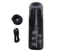 PODSJD Machine à café portable 17Bar pression, électrique sans fil 2600mAh, compartiments poudre et capsules - préparation rapide et nomade, idéale voyage et bureau (Noire)