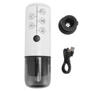 PODSJD Machine à café portable sans fil 17 Bar, automatique avec batterie 2600mAh et réservoir 120ml - Goûtez un café riche partout, compatible capsules et poudre, idéale voyage