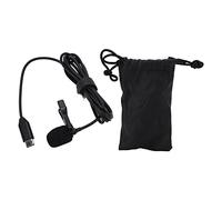 PODSJD Microphone Lavalier Filaire Type C Omnidirectionnel - Mini Micro Cravate avec Clip, Câble 1,5m, Isolation Vent - Son Clair et Fidèle, Anti - Bruit pour - Enregistrement Vocal