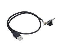 PODSJD Module de caméra 300000 Pixels - Lentille Haute définition 300000 Pixels, Puce photosensible GC0308, Champ de Vision à 50 degrés Large, Compatible avec Mac Linux Android, Plug USB