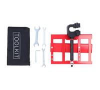 PODSJD Moulin à tronçonneuse de 16 Pouces, Guide de Coupe de Bois en Acier Inoxydable, Support de Coupe de Bois pour Le Travail du Bois Vertical, matériau Durable, idéal pour Les