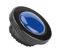 PODSJD Plaque de déblocage Rapide Mini en Alliage d’Aluminium, diamètre 22mm, vis 1/4" Compatible Compact Action - ultralégère, Durable & Pratique pour Photographe Mobile (Bleue)